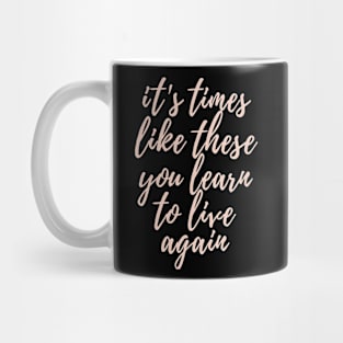 'Learn To Live Again' Cancer Awareness Shirt Mug